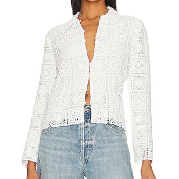 Favorite Daughter Tops - Favorite Daughter The Crochet Dream Top